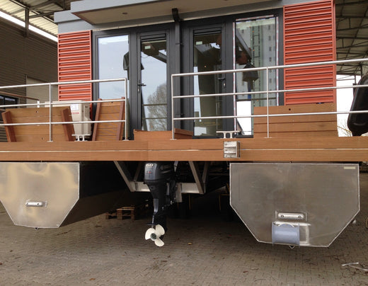 Houseboat met Yamaha 60 pk montage