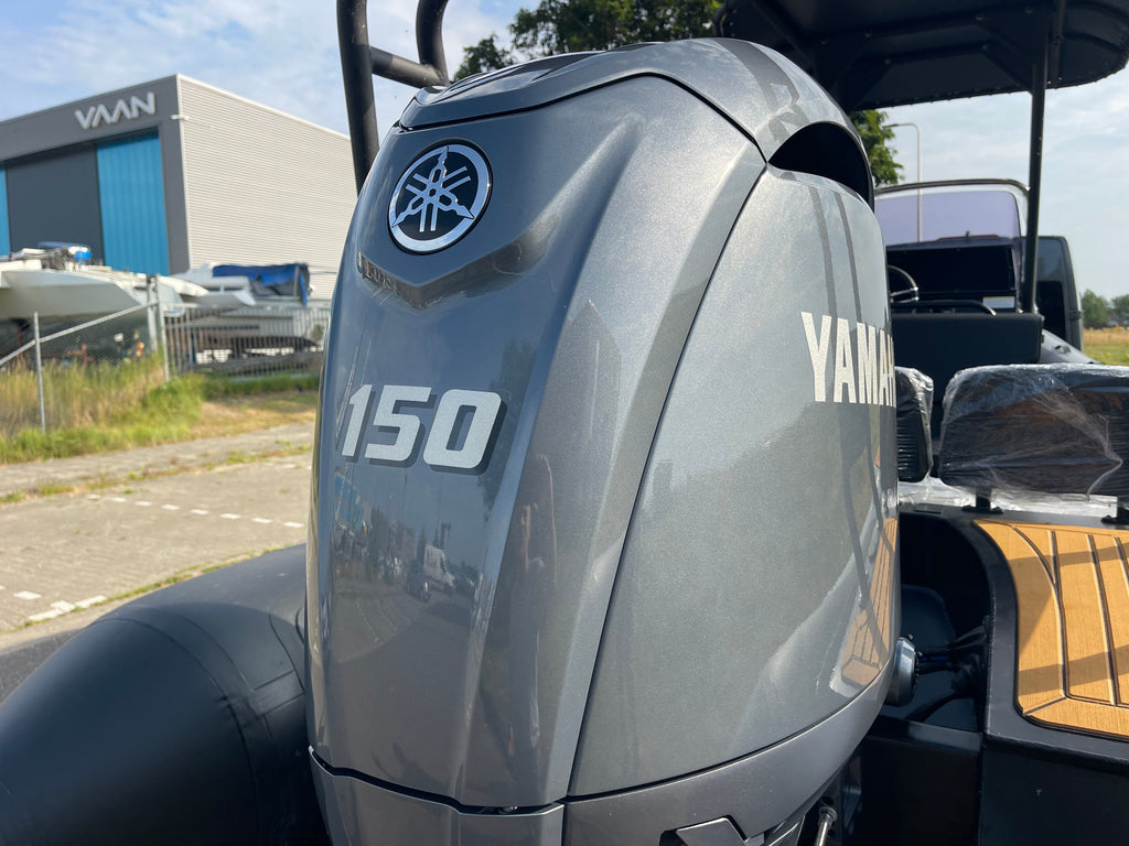 Nieuwe Gala Viking V650 ALUMINIUM rubberboot met nieuwe Yamaha F150XC - Outboard Outlet