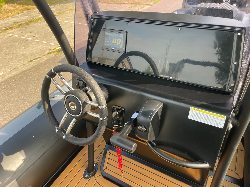 Nieuwe Gala Viking V650 ALUMINIUM rubberboot met nieuwe Yamaha F150XC - Outboard Outlet