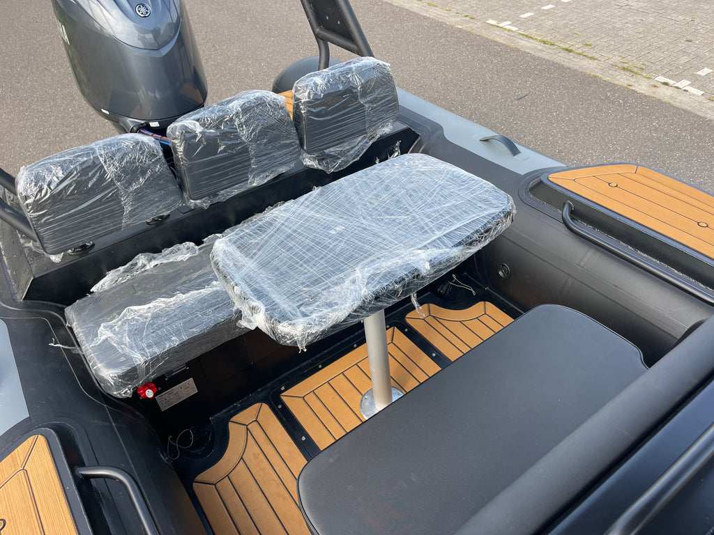 Nieuwe Gala Viking V650 ALUMINIUM rubberboot met nieuwe Yamaha F150XC - Outboard Outlet