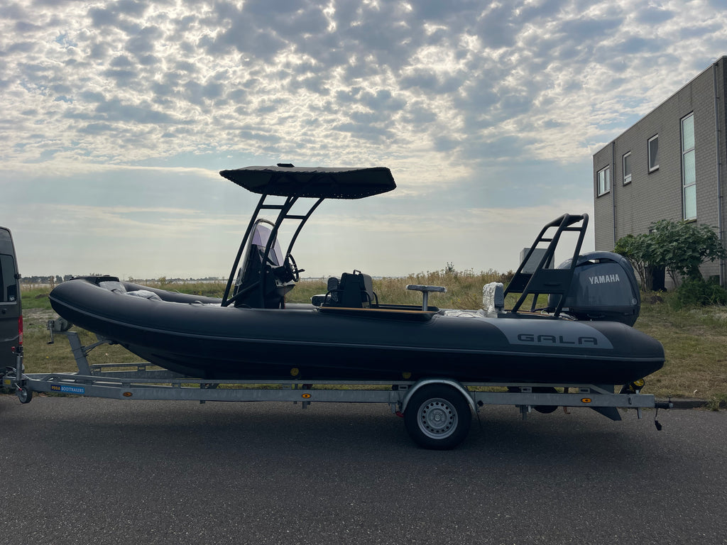 Nieuwe Gala Viking V650 ALUMINIUM rubberboot met nieuwe Yamaha F150XC - Outboard Outlet