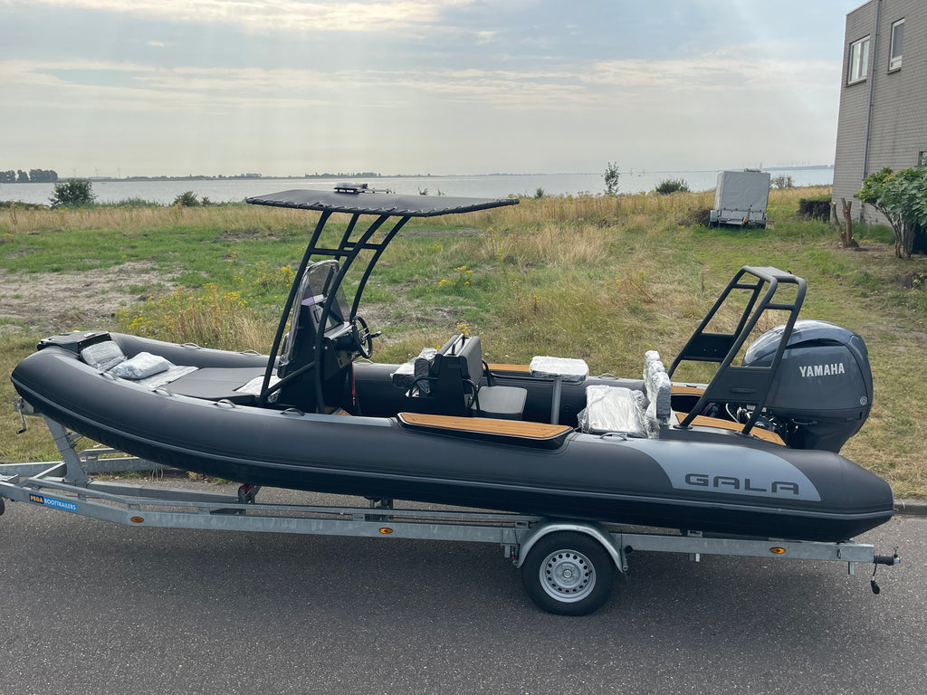 Nieuwe Gala Viking V650 ALUMINIUM rubberboot met nieuwe Yamaha F150XC - Outboard Outlet