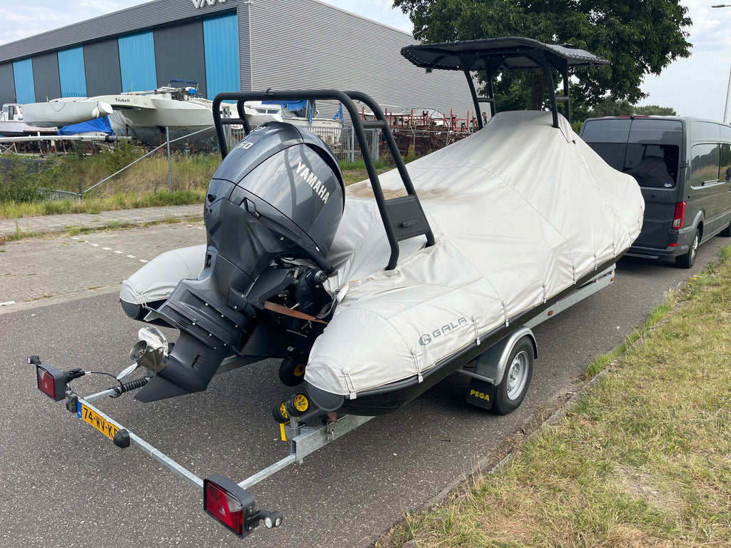 Nieuwe Gala Viking V650 ALUMINIUM rubberboot met nieuwe Yamaha F150XC - Outboard Outlet