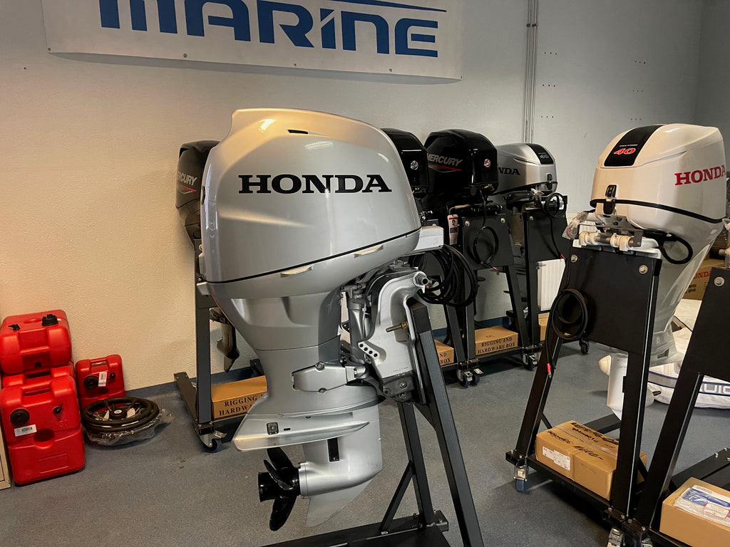 Honda 50 pk inj. motor met slechts 243 uur incl. 1 jr gar. - Outboard Outlet