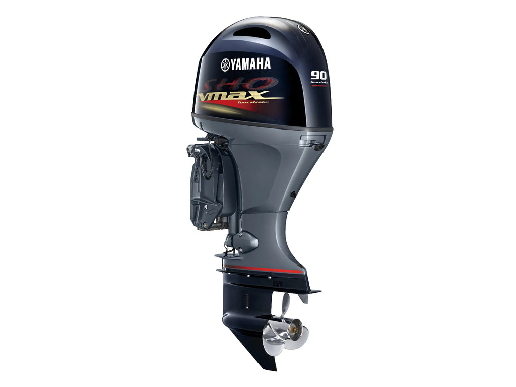 Yamaha 90 PK langstaart VF90 LA V-MAX SHO (inclusief afstandsbediening, meter en propeller) - Outboard Outlet