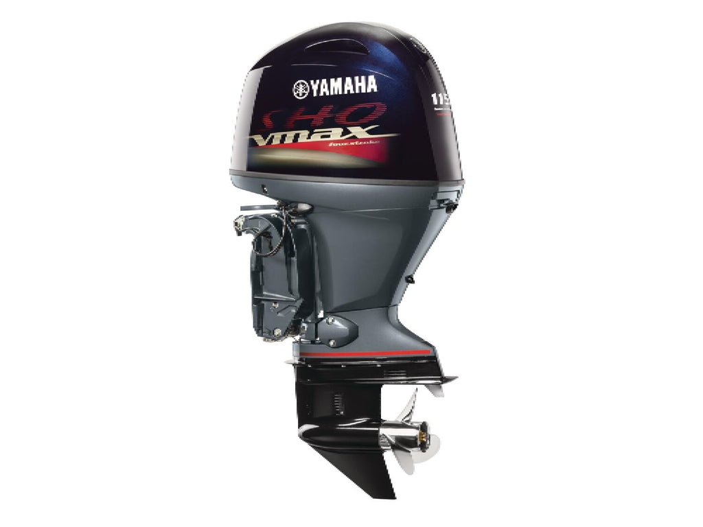 Yamaha 115 PK langstaart VF115 LA V-MAX SHO (inclusief afstandsbediening, meter en propeller) - Outboard Outlet