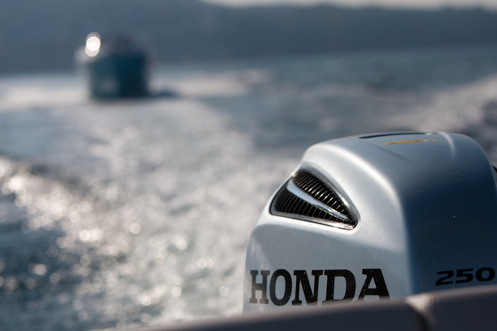 Honda 250 PK langstaart BF250 LRU (inclusief afstandsbediening, meters en propeller) - Outboard Outlet