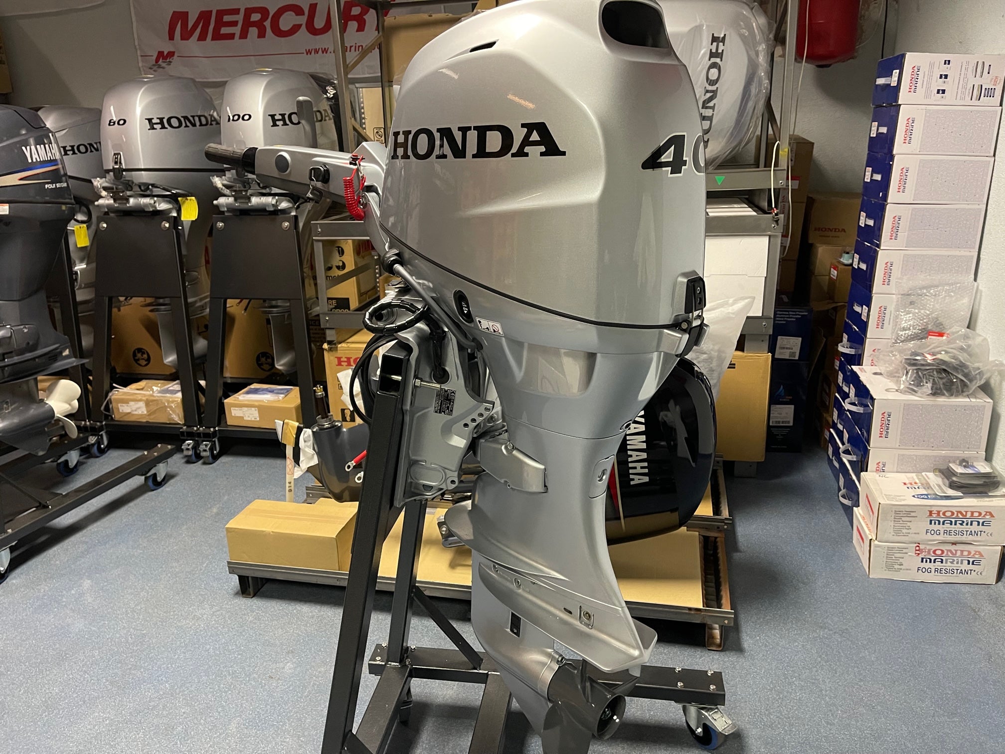 Honda 40 HP long shaft BF40 LRTZ (including tiller handle steering and |  Outboard Outlet