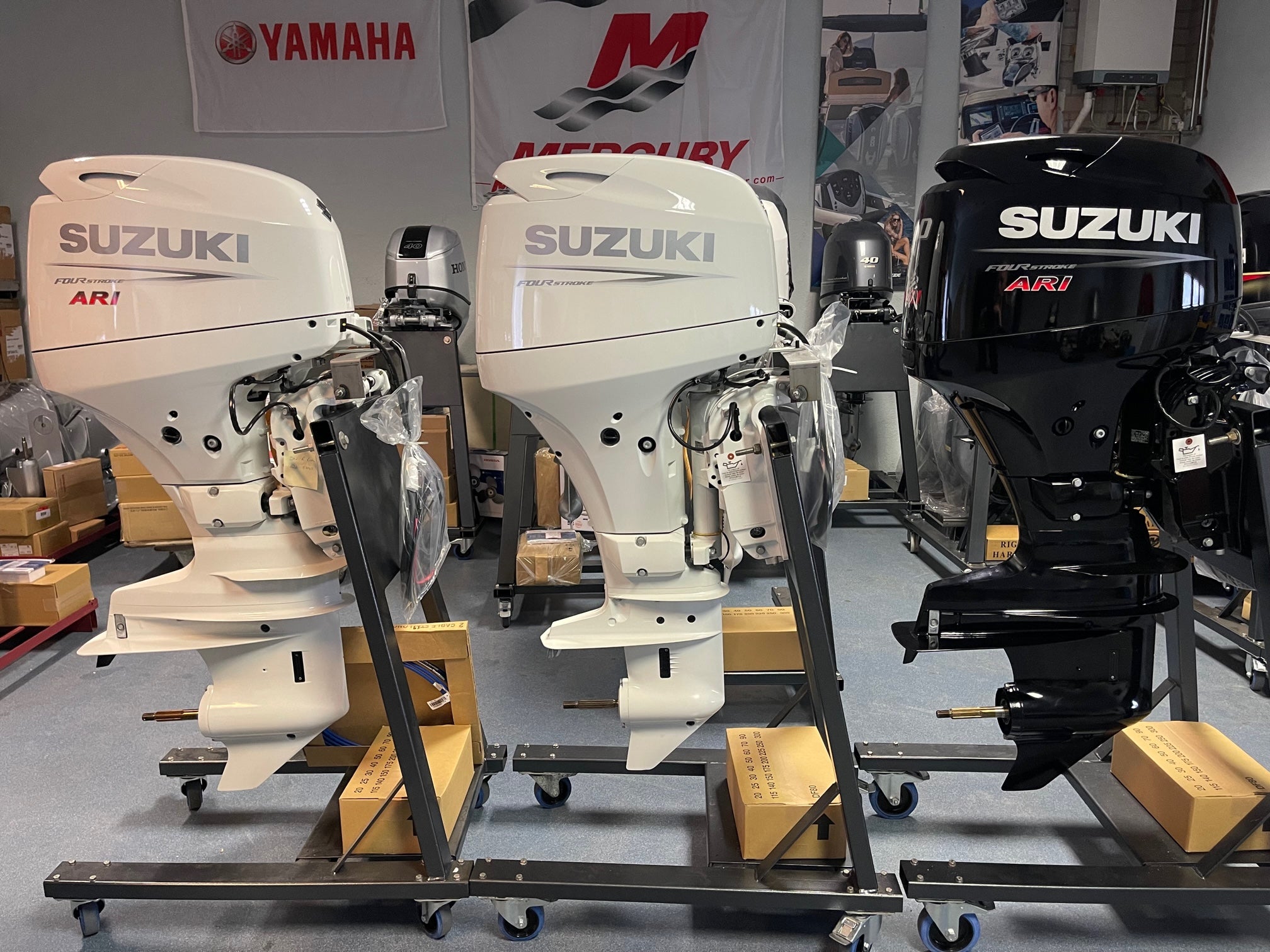 Suzuki 60HP long shaft DF60 AVTL ARI (including remote control, gauges | Outboard Outlet